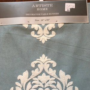 Artiste Home Decorative Table Runner, NWT